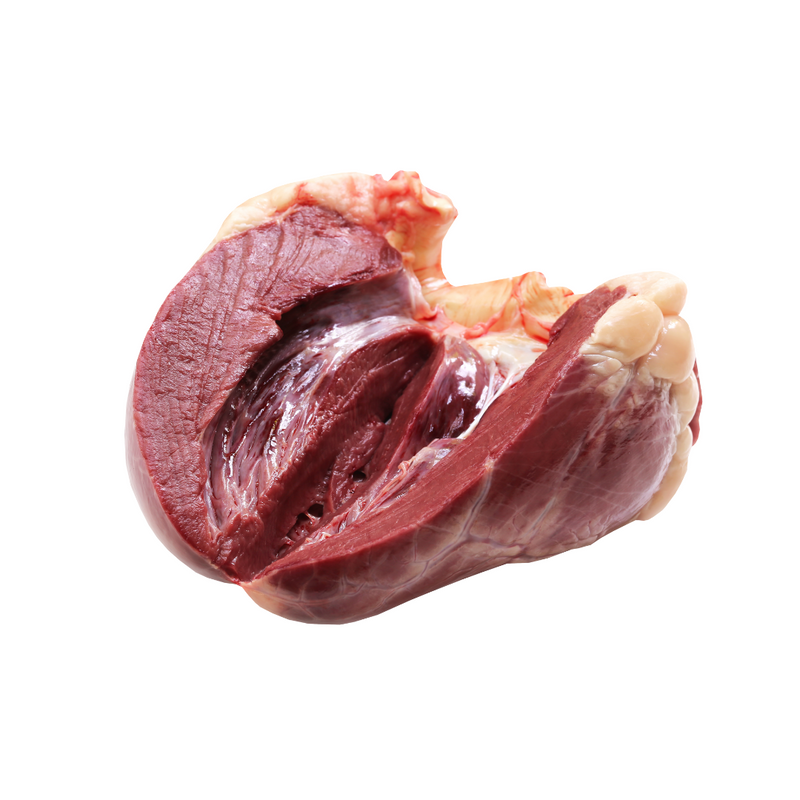 Beef Heart Whole Human Grade Frozen 1kg