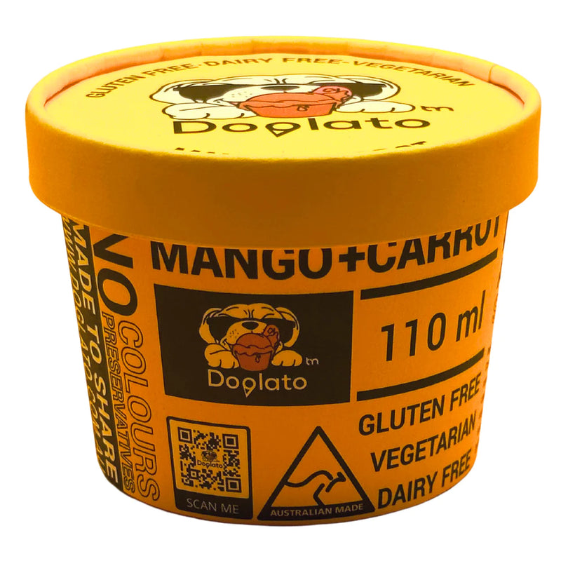 Doglato Ice Cream 100ml Frozen Mango&Carrot