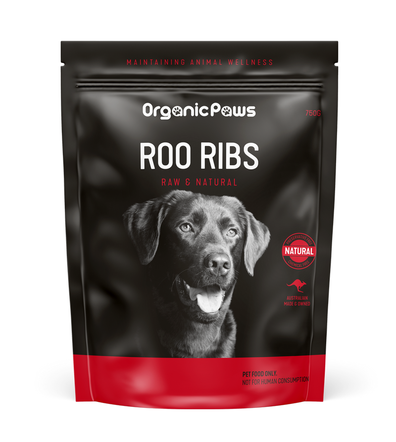 Organic Paws Roo Ribs 1kg