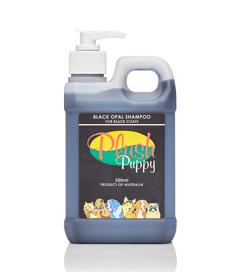 Plush Puppy Black Opal shampoo Replenish faded coats
