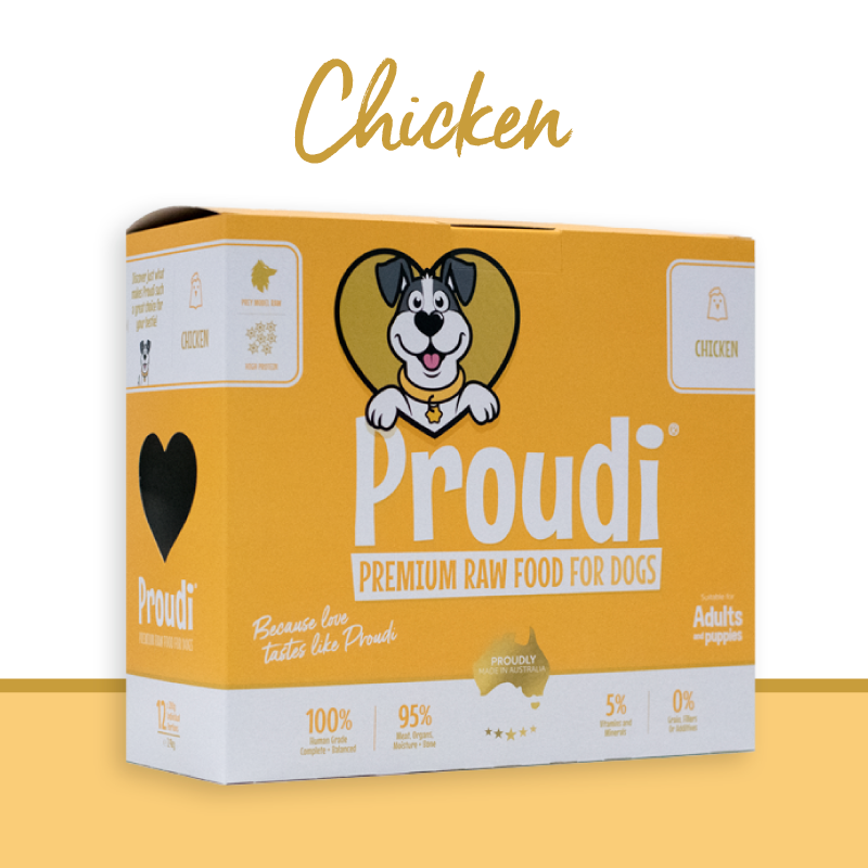 Proudi Perfect Raw Dog Food  Chicken