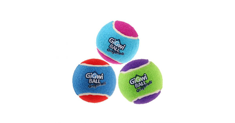 GIGWI Tennis Ball Large 3 Pack