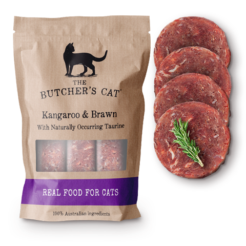 The Butcher's Cat Kangaroo&Brawn Raw 600g